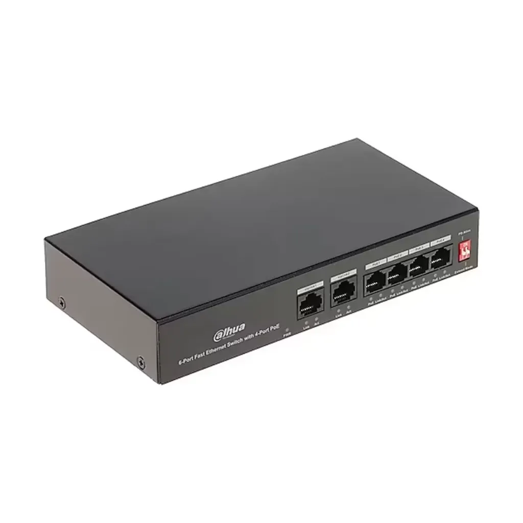 [PFS3006-4ET-60] Dahua 4 Port 100Mbps PoE  Switch PFS3006-4ET-60