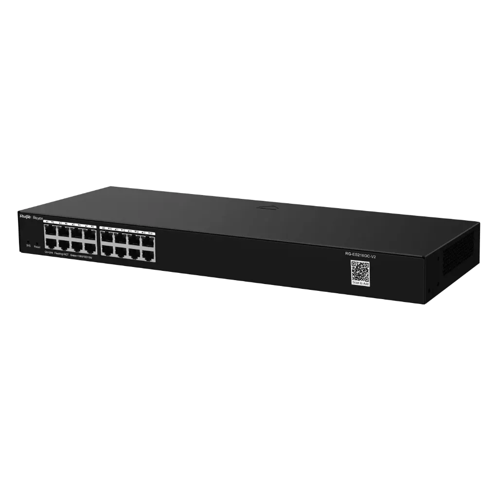 [RG-ES216GC-V2] Ruijie  16 Port Gigabit Switch Yönetilebilir